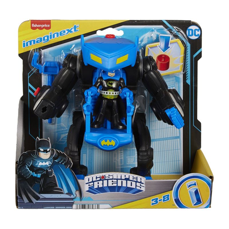 Jucarii, Copii si Bebe - Jucarii si jocuri - Vehicule si jucarii cu telecomanda - Masinute - Fisher price imaginext DC super friends vehicul cu figurina batman - Infinity.ro