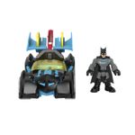 Jucarii, Copii si Bebe - Jucarii si jocuri - Vehicule si jucarii cu telecomanda - Masinute - Fisher price imaginext DC super friends vehicul cu figurina batman cu costum gri - Infinity.ro