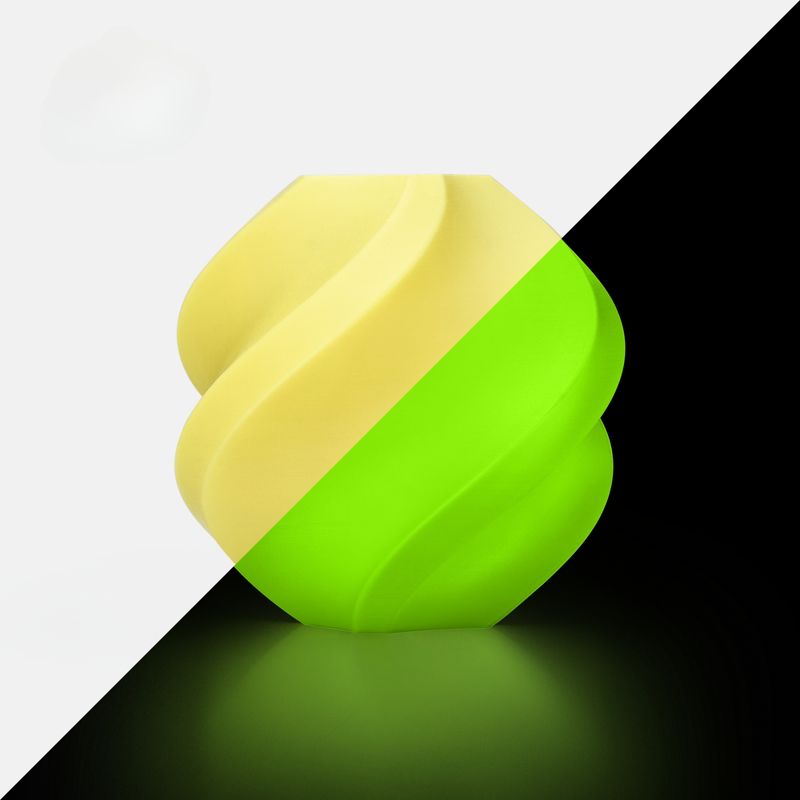 PC, gaming si accesorii - Imprimante, scanere & consumabile - Imprimare 3D - Consumabile 3D - Rola filament, PLA, 1.75 mm, Galben fosforescent, Bambu Lab - Infinity.ro