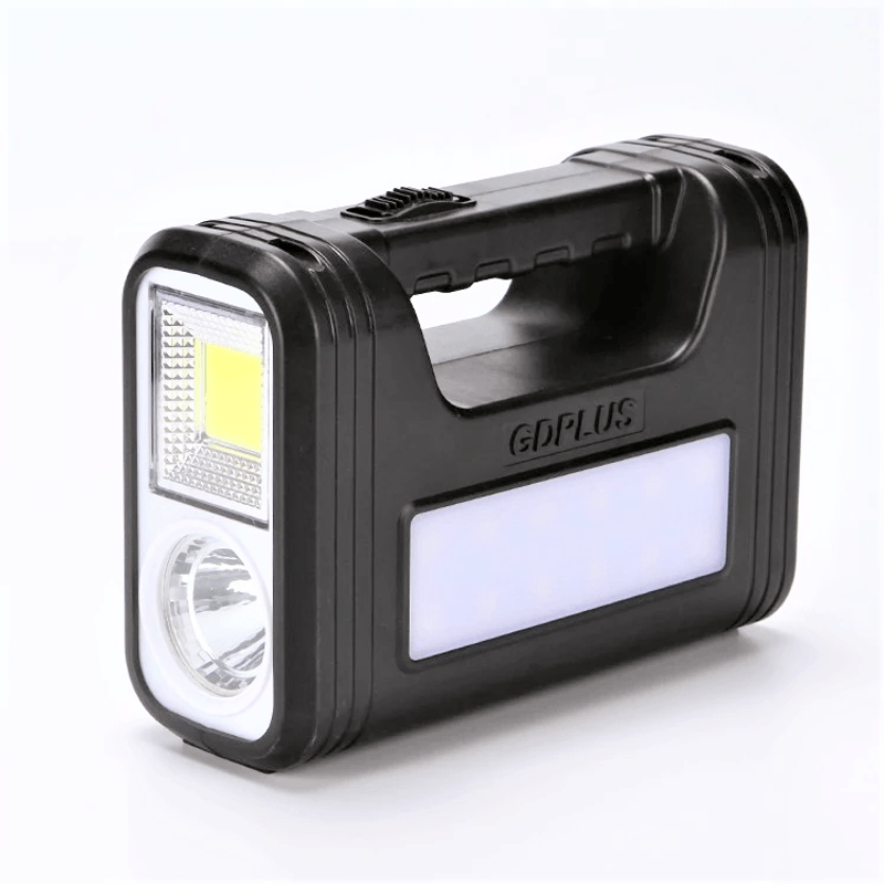Casa si Gradina - Electrice - Panouri solare si accesorii - Sisteme panouri solare - Kit slar portabil GD-8017 Premium Plus Us, 3 becuri, lanterna LED - Infinity.ro