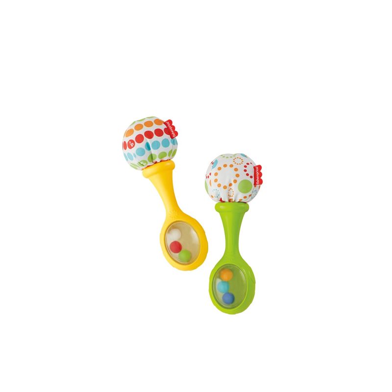 Jucarii, Copii si Bebe - Jucarii si jocuri - Jucarii bebelusi - Jucarii zornaitoare - Fisher price set 2 zornaitoare maracas - Infinity.ro