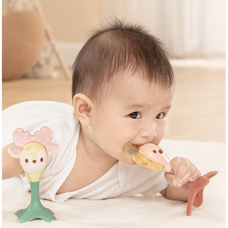 Jucarii, Copii si Bebe - Jucarii si jocuri - Jucarii bebelusi - Jucarii pentru dentitie - Jucarie dentitie cu efect de calmare leu - Infinity.ro