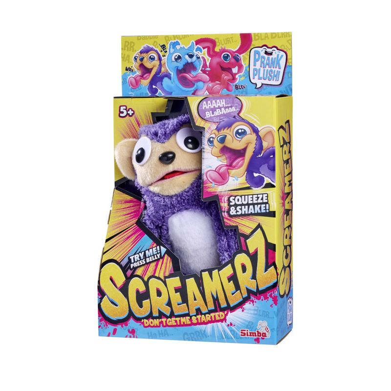 Jucarii, Copii si Bebe - Jucarii si jocuri - Jucarii de plus - Simba screamerz jucarie plus maimutica violet - Infinity.ro