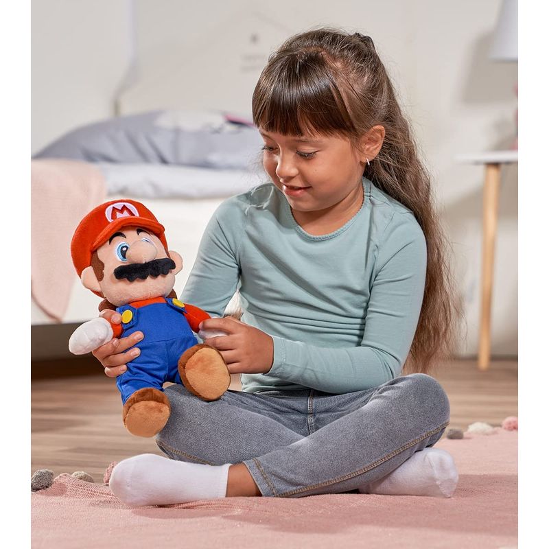 Jucarii, Copii si Bebe - Jucarii si jocuri - Jucarii de plus - Super mario plus mario 30cm - Infinity.ro
