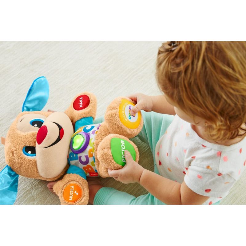Jucarii, Copii si Bebe - Jucarii si jocuri - Jucarii & jocuri educative - Jocuri si jucarii educative - Catelusul vorbitor si educativ limba romana fisher price - Infinity.ro