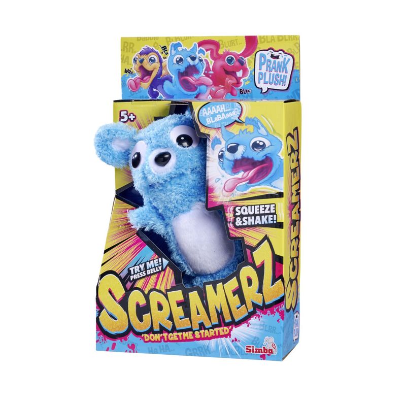 Jucarii, Copii si Bebe - Jucarii si jocuri - Jucarii de plus - Simba screamerz jucarie plus ursulet albastru - Infinity.ro