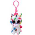 Jucarii, Copii si Bebe - Jucarii si jocuri - Jucarii de plus - Plus breloc ty 8.5cm boos harmonie unicornul cu buline - Infinity.ro