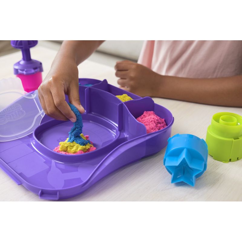 Jucarii, Copii si Bebe - Jucarii si jocuri - Jucarii & jocuri educative - Pasta, lut si nisip modelabil - Kinetic sand set nisip squish motion - Infinity.ro