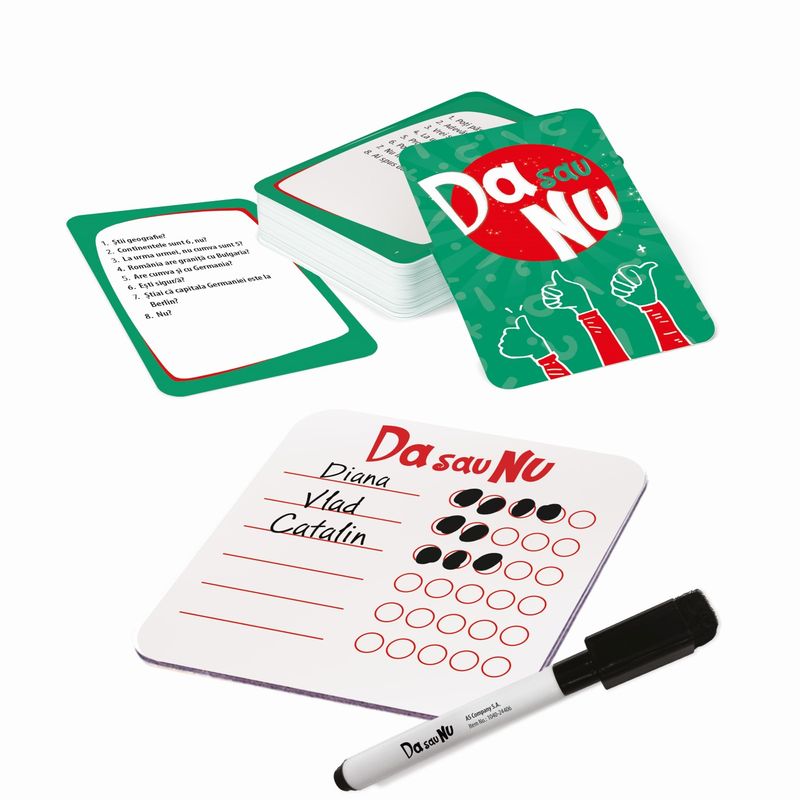 Jucarii, Copii si Bebe - Jucarii si jocuri - Jocuri si puzzle - Jocuri de societate - Joc de carti da sau nu - Infinity.ro