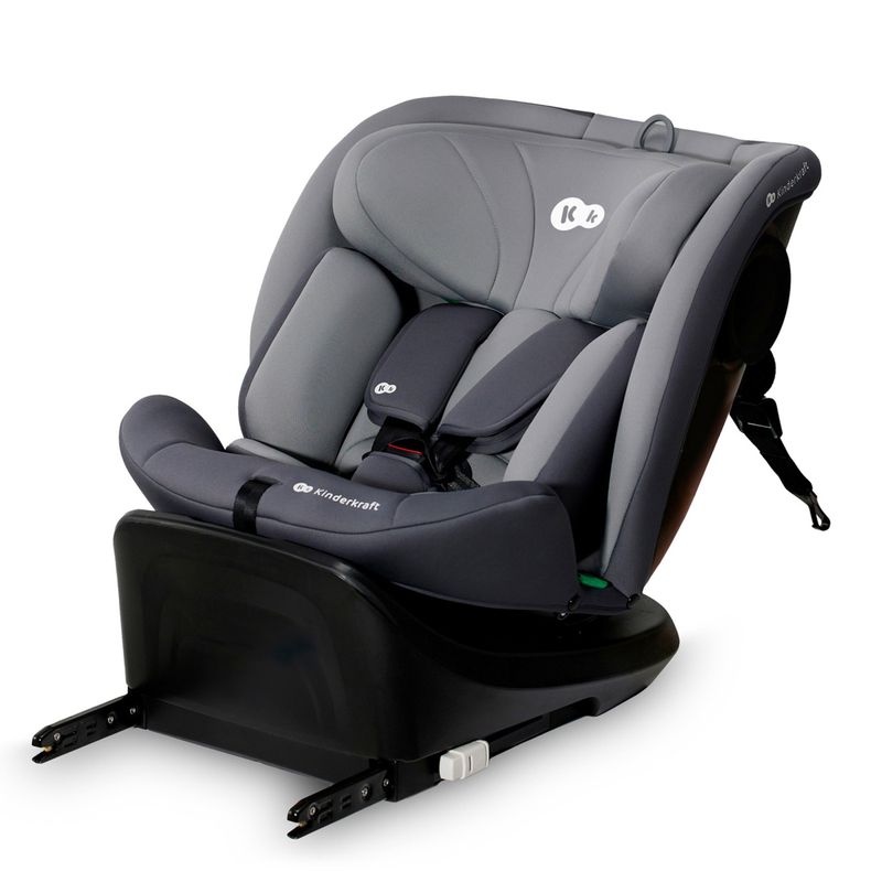 Jucarii, Copii si Bebe - Carucioare si articole de transport - Scaune auto copii - Scaun auto Kinderkraft i-grow i-size 40-150 cm, grey - Infinity.ro