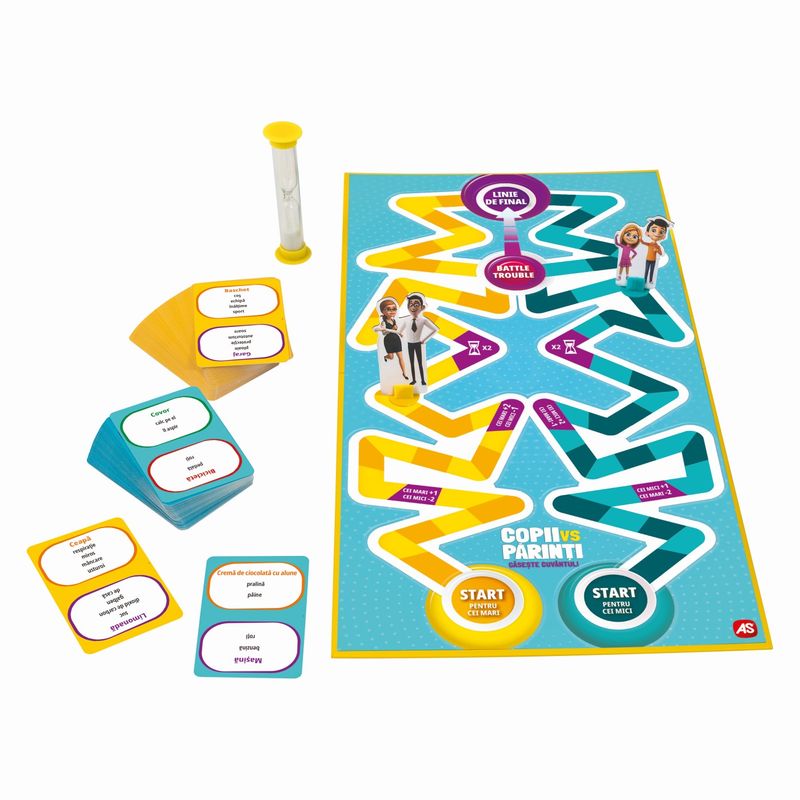 Jucarii, Copii si Bebe - Jucarii si jocuri - Jocuri si puzzle - Jocuri de societate - Joc de societate copii vs parinti gaseste cuvantul - Infinity.ro