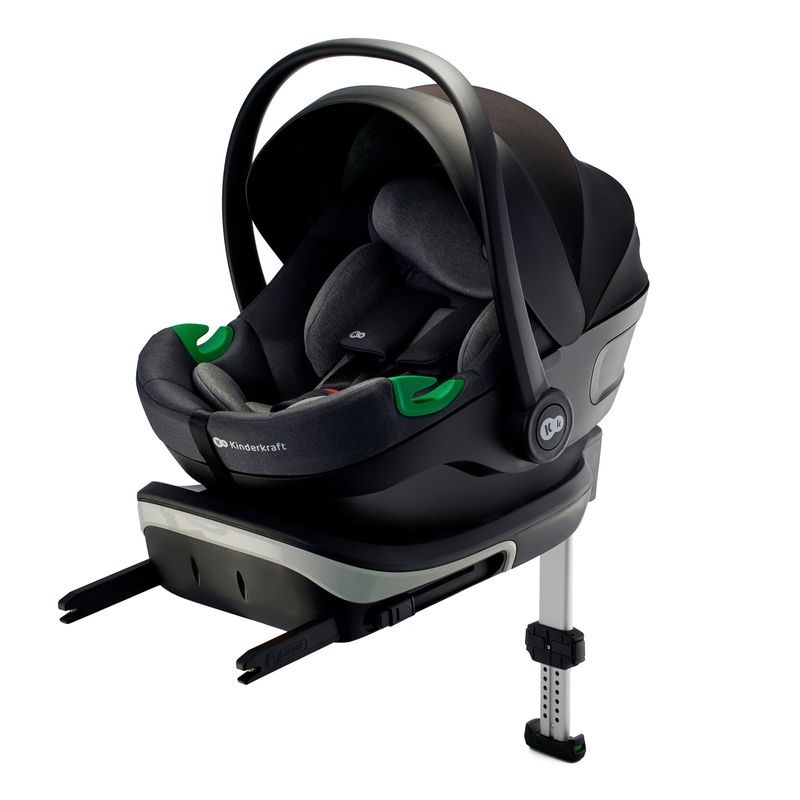 Jucarii, Copii si Bebe - Carucioare si articole de transport - Scaune auto copii - Scoica auto Kinderkraft i-care i-size 40-87 cm, rwf, cool grey - Infinity.ro