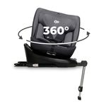 Jucarii, Copii si Bebe - Carucioare si articole de transport - Scaune auto copii - Scaun auto i-size, 40-150 cm, Kinderkraft i-360, grey - Infinity.ro