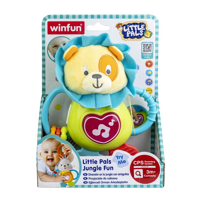 Jucarii, Copii si Bebe - Jucarii si jocuri - Jucarii bebelusi - Jucarii zornaitoare - Zornaitoare leu cu sunete si lumini - Infinity.ro