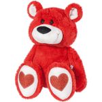 Jucarii, Copii si Bebe - Jucarii si jocuri - Jucarii de plus - Plus ursulet andry bordeaux 45cm - Infinity.ro