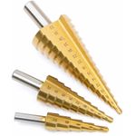Casa si Gradina/Constructii/Scule electrice si accesorii/Seturi si accesorii pentru gaurit si insurubat - st 3 Burghie In Trepte Hs Titan Pentru Metal,4-10mm 4-20mm 4-32mm - Infinity.ro