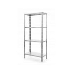 Casa si Gradina - Mobilier - Biblioteci si rafturi - Rafturi - Raft inox Revolution, 4 polite, capacitate max 50kg/polita, 1000x400x(H)1800 mm - Infinity.ro