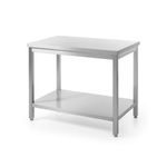 Casa si Gradina - Mobilier - Mese si birouri - Mese bucatarie si dining - Masa de lucru centrala, cu raft, dimensiune 1200x600x850(h)mm - Infinity.ro