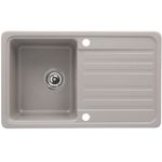 Casa si Gradina - Sanitare - Chiuveta bucatarie si accesorii - Chiuvete bucatarie - Set chiuveta bucatarie CasaBlanca Vera granit cu 1 cuva cu baterie BRI4, gri - Infinity.ro