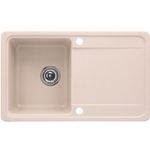 Casa si Gradina - Sanitare - Chiuveta bucatarie si accesorii - Chiuvete bucatarie - Set chiuveta bucatarie CasaBlanca Sara granit cu 1 cuva + baterie SAND4, bej - Infinity.ro