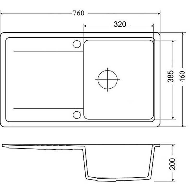 Casa si Gradina - Sanitare - Chiuveta bucatarie si accesorii - Chiuvete bucatarie - Set chiuveta bucatarie CasaBlanca Sara granit cu 1 cuva + baterie SAND4, bej - Infinity.ro