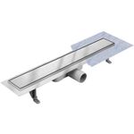 Casa si Gradina - Constructii - Materiale constructii - Sisteme de scurgere - Set rigola dus Techman Duo faiantabila inox, cu membrana antimiros, 100 cm - Infinity.ro