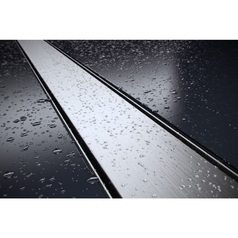 Casa si Gradina - Constructii - Materiale constructii - Sisteme de scurgere - Set rigola dus Techman Duo faiantabila inox, cu membrana antimiros, 100 cm - Infinity.ro