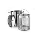 Casa si Gradina - Bucatarie si vesela - Vase pentru gatit - Oale si cratite - Set oala capac si cos pentru gatire la abur, otel inoxidabil 18/0 Hendi, ø160x(H)280 mm - Infinity.ro