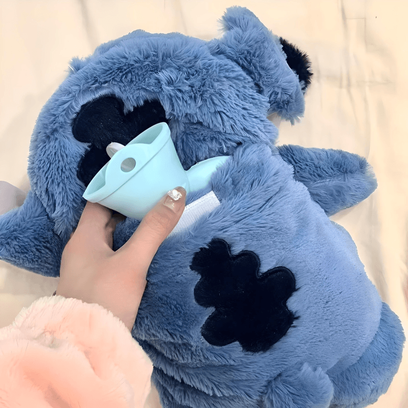 Ingrijire personala si Cosmetice - Sanatate si wellness - Articole wellness - Incalzitoare corporale - Jucarie/Perna de Plus Termo, 400mL Termica Pentru Dureri Musculare/Menstruale/Crampe , Warm Hug Stich,Lilo&Stitch - Infinity.ro