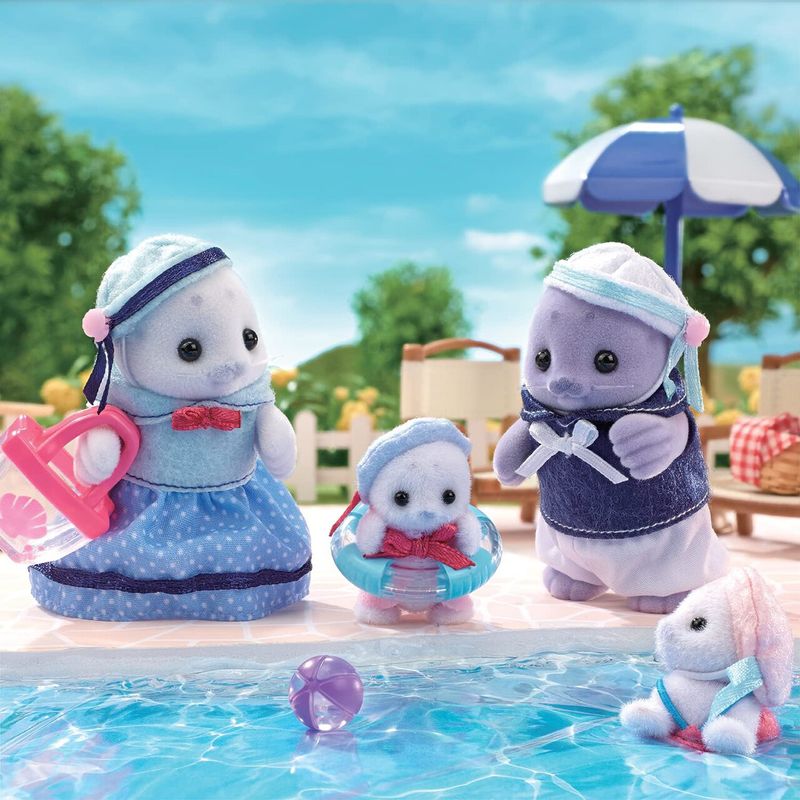 Jucarii, Copii si Bebe - Jucarii si jocuri - Figurine - Figurine Sylvanian Families-Familia Focilor - Infinity.ro