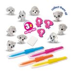 Jucarii, Copii si Bebe - Jucarii si jocuri - Jucarii & jocuri educative - Jucarii interactive - Set de Carioci cu Aerograf si 3 Catei Surpriza - Infinity.ro