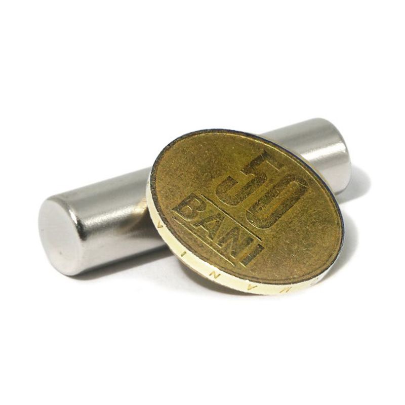 Casa si Gradina/Constructii/Feronerie si accesorii - st 2 buc cilindri puternici magneti neodim 10 x 40 mm N52 forta 5 kg - Infinity.ro