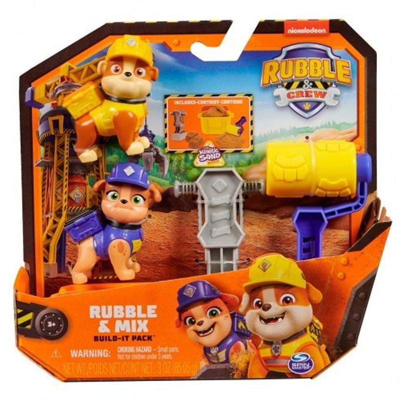 Jucarii, Copii si Bebe - Jucarii si jocuri - Figurine - Patrula catelusilor echipa rubble set 2 figurine rubble si mix - Infinity.ro