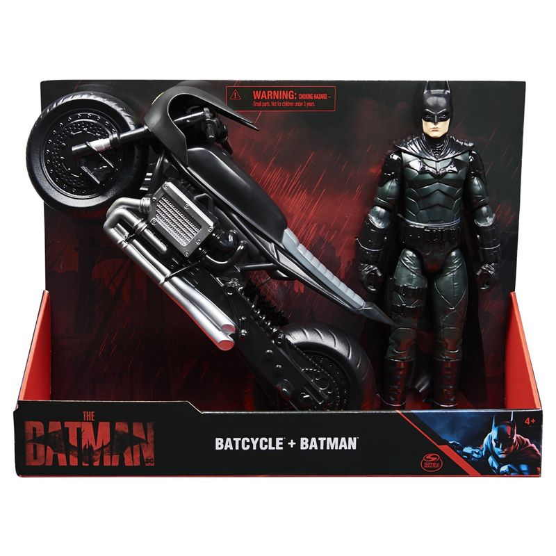Jucarii, Copii si Bebe - Jucarii si jocuri - Figurine - Batman film motocicleta lui batman si figurina batman 30cm - Infinity.ro