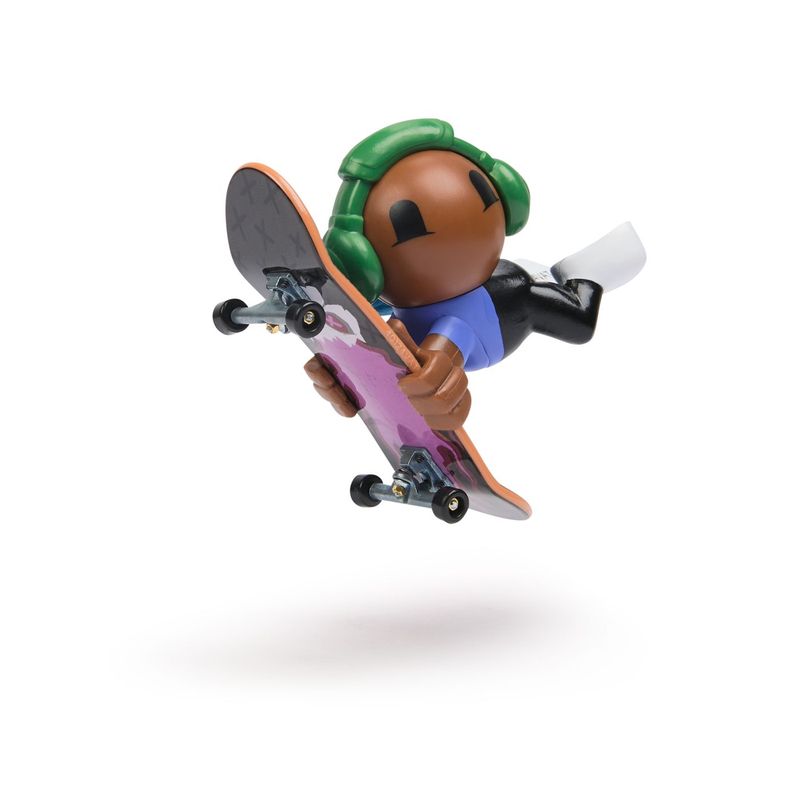 Jucarii, Copii si Bebe - Jucarii si jocuri - Figurine - Tech dech sk8 crew pachet placa si figurina 9.6cm casti verzi - Infinity.ro