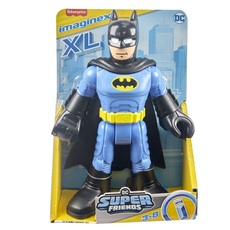 Jucarii, Copii si Bebe - Jucarii si jocuri - Figurine - Fisher price imaginext dc super friends figurina batman xl cu costum albastru - Infinity.ro