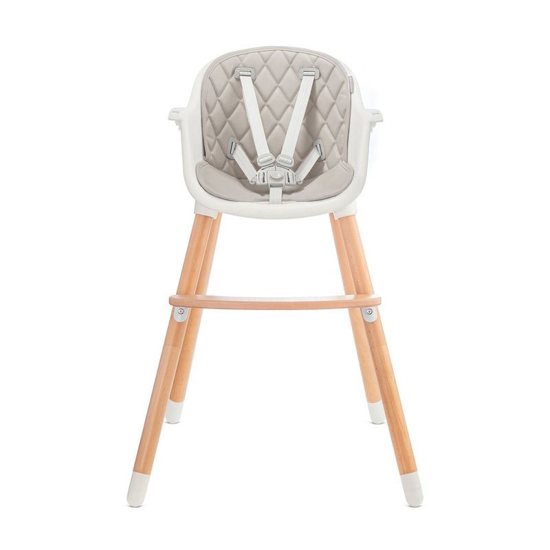 Jucarii, Copii si Bebe - Hrana si alaptare - Scaune de masa bebe - Scaun de masa Kinderkraft sienna, 2 in 1, grey - Infinity.ro