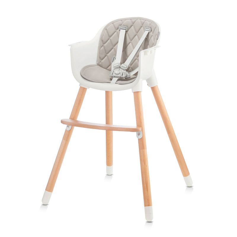 Jucarii, Copii si Bebe - Hrana si alaptare - Scaune de masa bebe - Scaun de masa Kinderkraft sienna, 2 in 1, grey - Infinity.ro