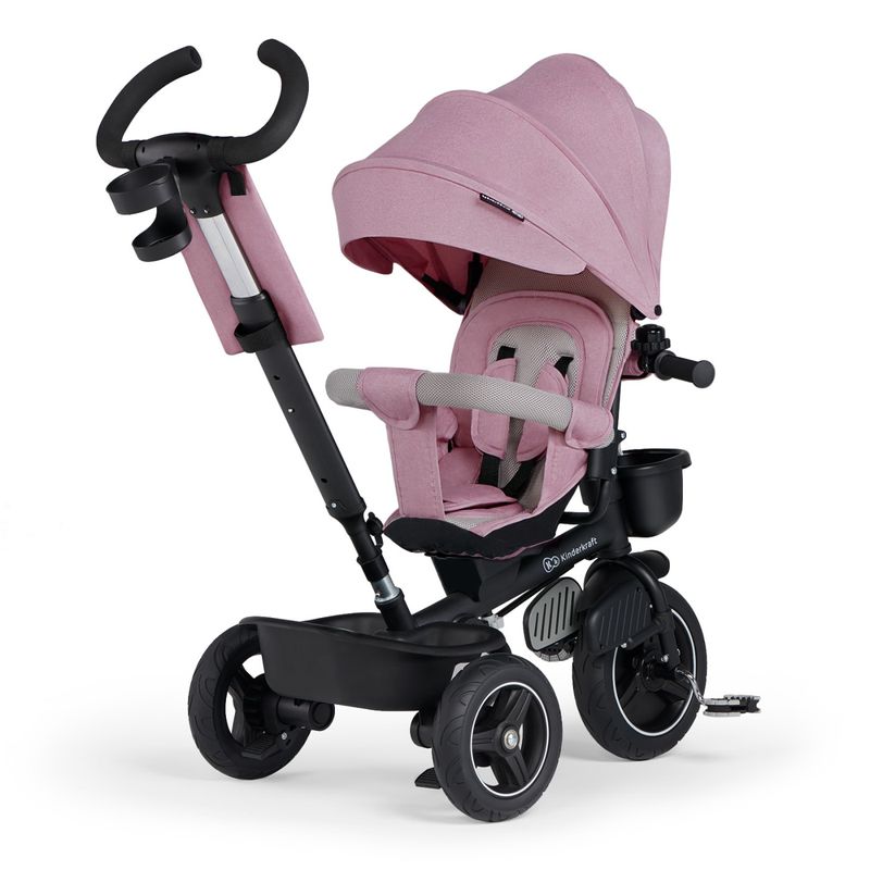 Jucarii, Copii si Bebe - Jucarii si jocuri - Jucarii de exterior - Triciclete - Tricicleta Kinderkraft spinstep, pink - Infinity.ro