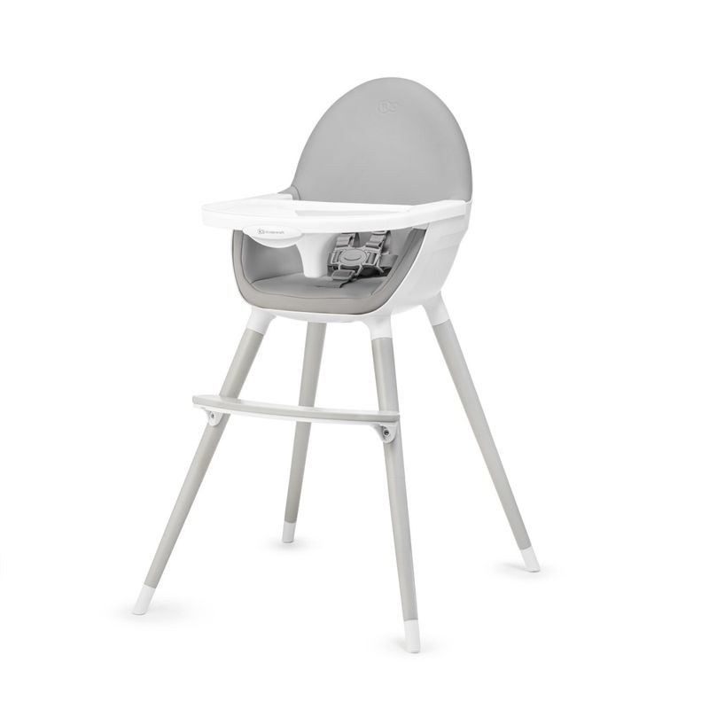 Jucarii, Copii si Bebe - Hrana si alaptare - Scaune de masa bebe - Scaun de masa Kinderkraft fini, 2 in 1, grey legs - Infinity.ro