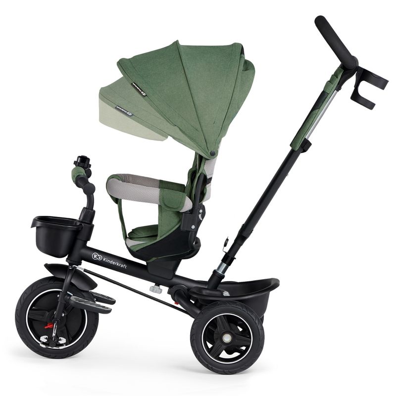 Jucarii, Copii si Bebe - Jucarii si jocuri - Jucarii de exterior - Triciclete - Tricicleta Kinderkraft spinstep, green - Infinity.ro