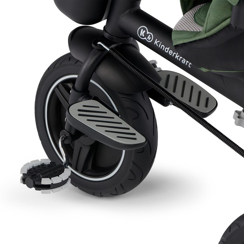 Jucarii, Copii si Bebe - Jucarii si jocuri - Jucarii de exterior - Triciclete - Tricicleta Kinderkraft spinstep, green - Infinity.ro