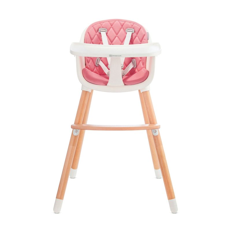 Jucarii, Copii si Bebe - Hrana si alaptare - Scaune de masa bebe - Scaun de masa Kinderkraft sienna, 2 in 1, pink - Infinity.ro