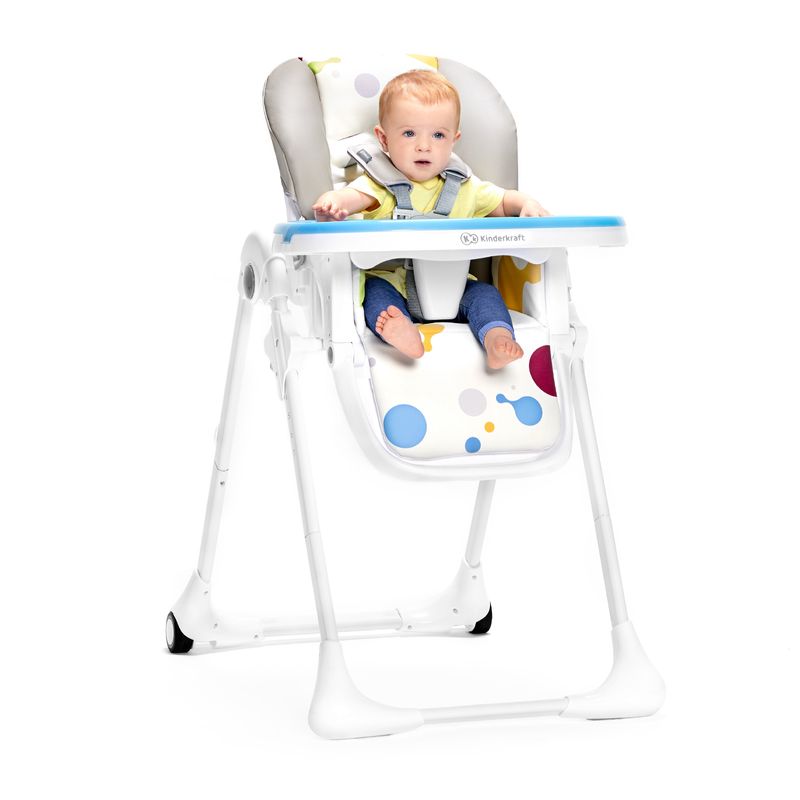 Jucarii, Copii si Bebe - Hrana si alaptare - Scaune de masa bebe - Scaun de masa Kinderkraft yummy pliabil, multicolor - Infinity.ro