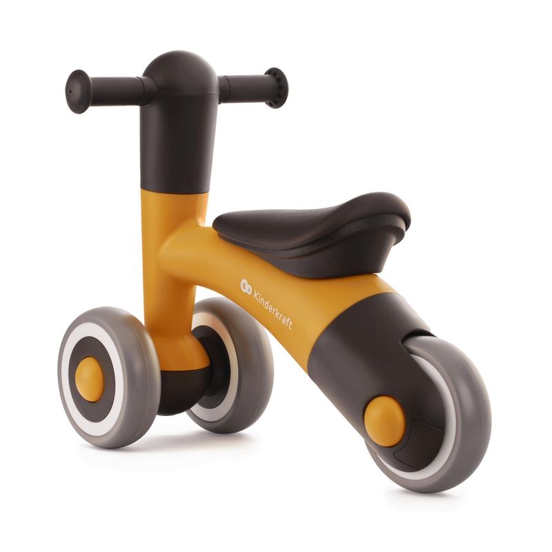 Jucarii, Copii si Bebe - Jucarii si jocuri - Jucarii de exterior - Triciclete - Bicicleta de echilibru Kinderkraft minibi, honey yellow - Infinity.ro