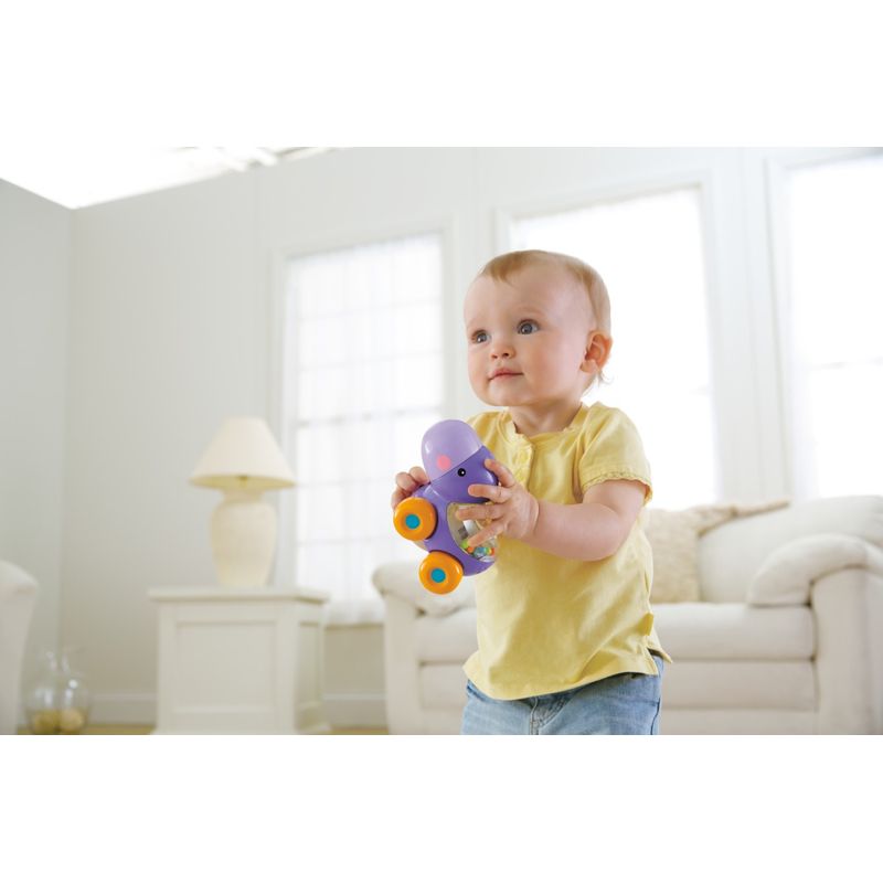 Jucarii, Copii si Bebe - Jucarii si jocuri - Vehicule si jucarii cu telecomanda - Masinute - Fisher price jucarie apasa si mergi hipopotam - Infinity.ro