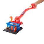Jucarii, Copii si Bebe - Jucarii si jocuri - Vehicule si jucarii cu telecomanda - Masinute - Hot Wheels city pista inamicilor sectia de politie - Infinity.ro