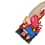 Jucarii, Copii si Bebe - Jucarii si jocuri - Vehicule si jucarii cu telecomanda - Masinute - Hot Wheels city pista inamicilor sectia de politie - Infinity.ro