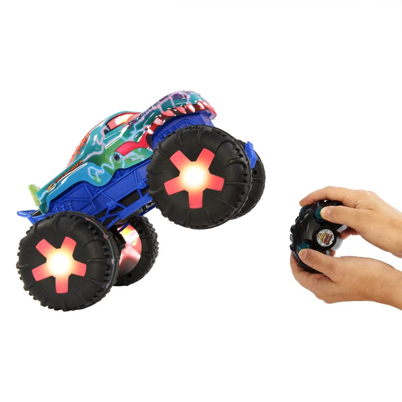 Jucarii, Copii si Bebe - Jucarii si jocuri - Vehicule si jucarii cu telecomanda - Masinute - Hot Wheels monster truck mega wrex alive rc scara 1 la15 - Infinity.ro