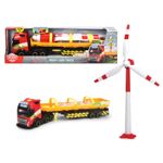 Jucarii, Copii si Bebe - Jucarii si jocuri - Vehicule si jucarii cu telecomanda - Utilaje constructie de jucarie - Set camion si eoliana 41cm - Infinity.ro